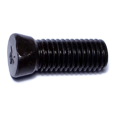 Midwest Fastener Plow Bolt, 1/2"-13 Thrd Sz, 1-1/2" L, Clipped Head, Steel, Plain, 50 PK 07640